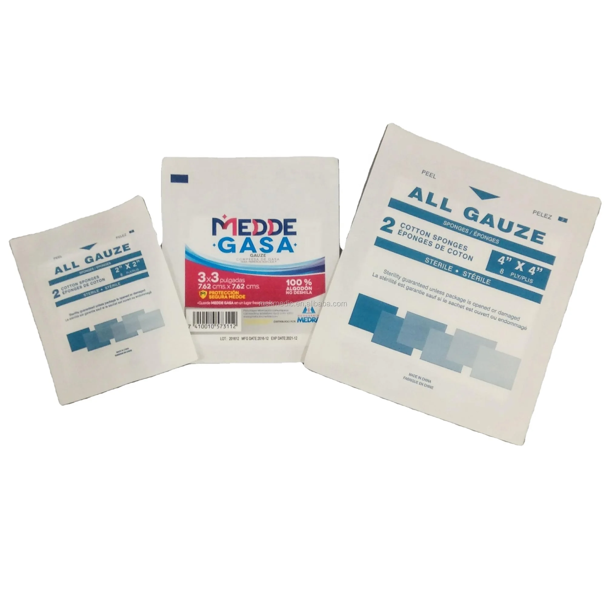 100%cotton x-ray detectable gauze sponges gauze swabs gauze compress