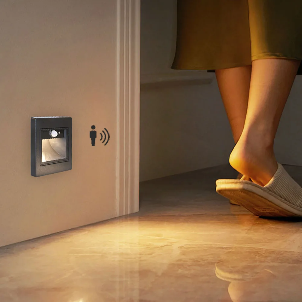 Factory price 120V sensor recessed indoor wall staircase stair lights for home led step lighting