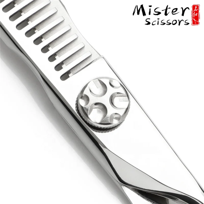Japanese SUS440C Stainless Steel High Quality Professional Barber Scissors For Thinning