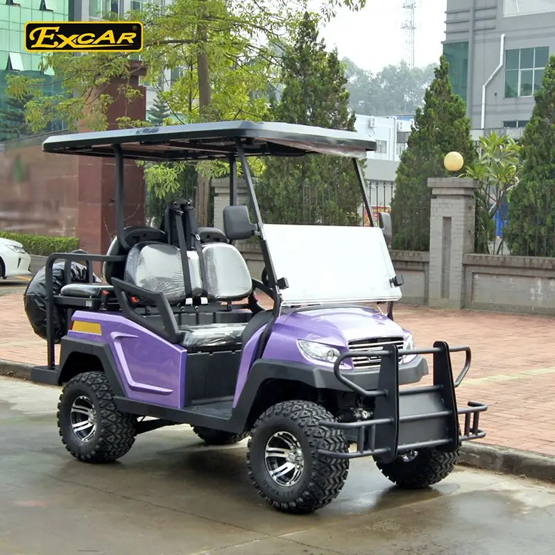Китайские тележки для гольфа на 4 сиденья мини-клубный автомобиль электрическая тележка Пляжная