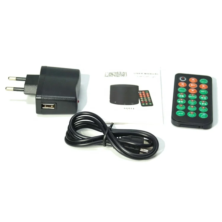 AQ114 Коран исламский плеер mp3, Бесплатная загрузка Коран динамик BT динамик с дистанционным управлением