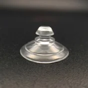 Transparent mushroom head strong vacuum suction cup, PVC suction cup for window glass/bathroom wall
