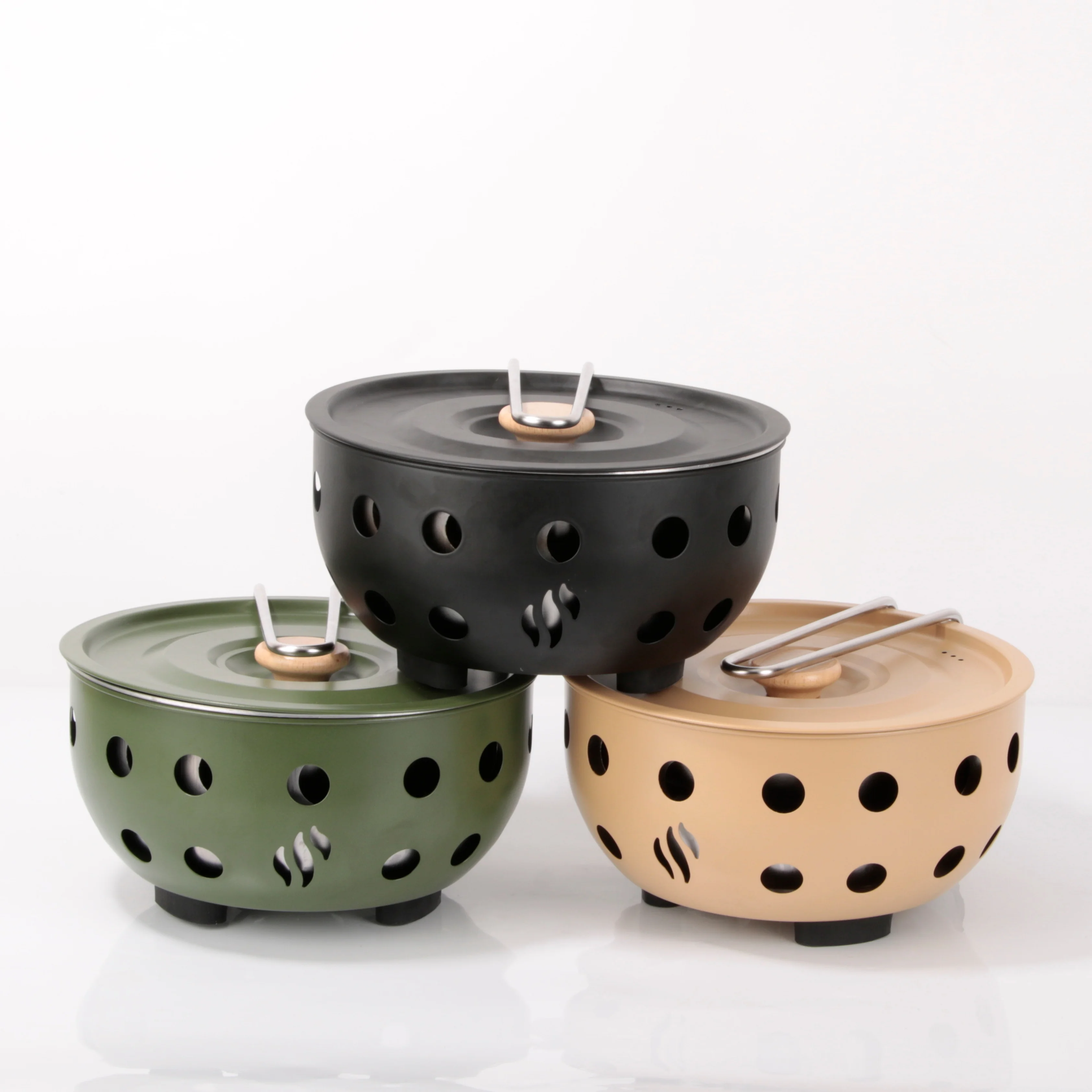 Factory direct sales gas stove camping  integrated pot new cassette stove portable gas stove camping cookware Vasca style