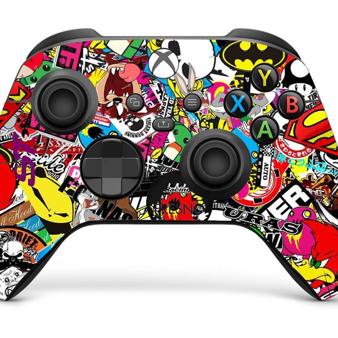 Protector Sticker Gamepad Decals Cover Video Game Accessories Protective Skin Sticker For Xbox Series X S Controller Vinyl Skin