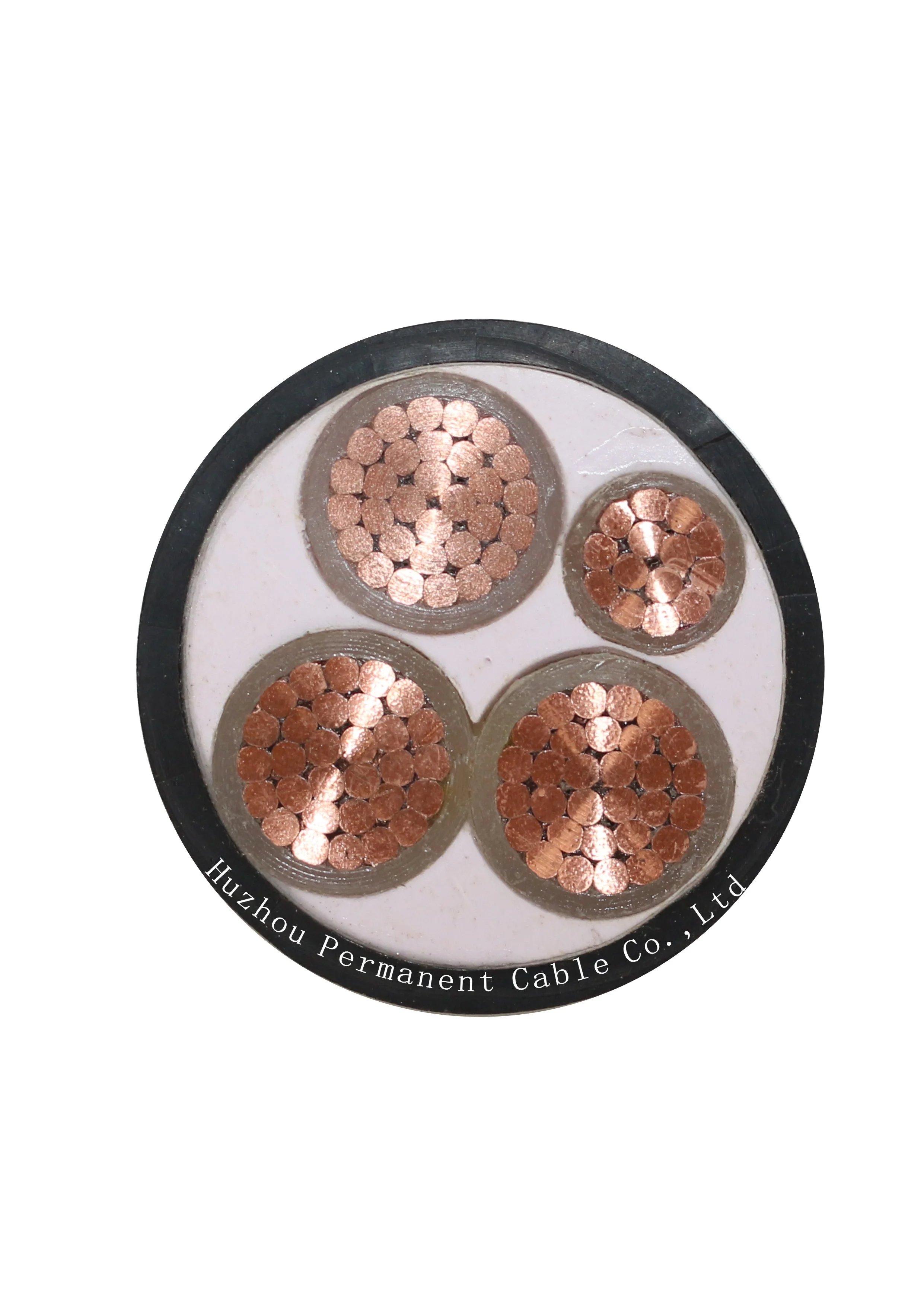 YJV 0.6/1KV 4core price copper conductor xlpe/pvc/pe insulation power cable