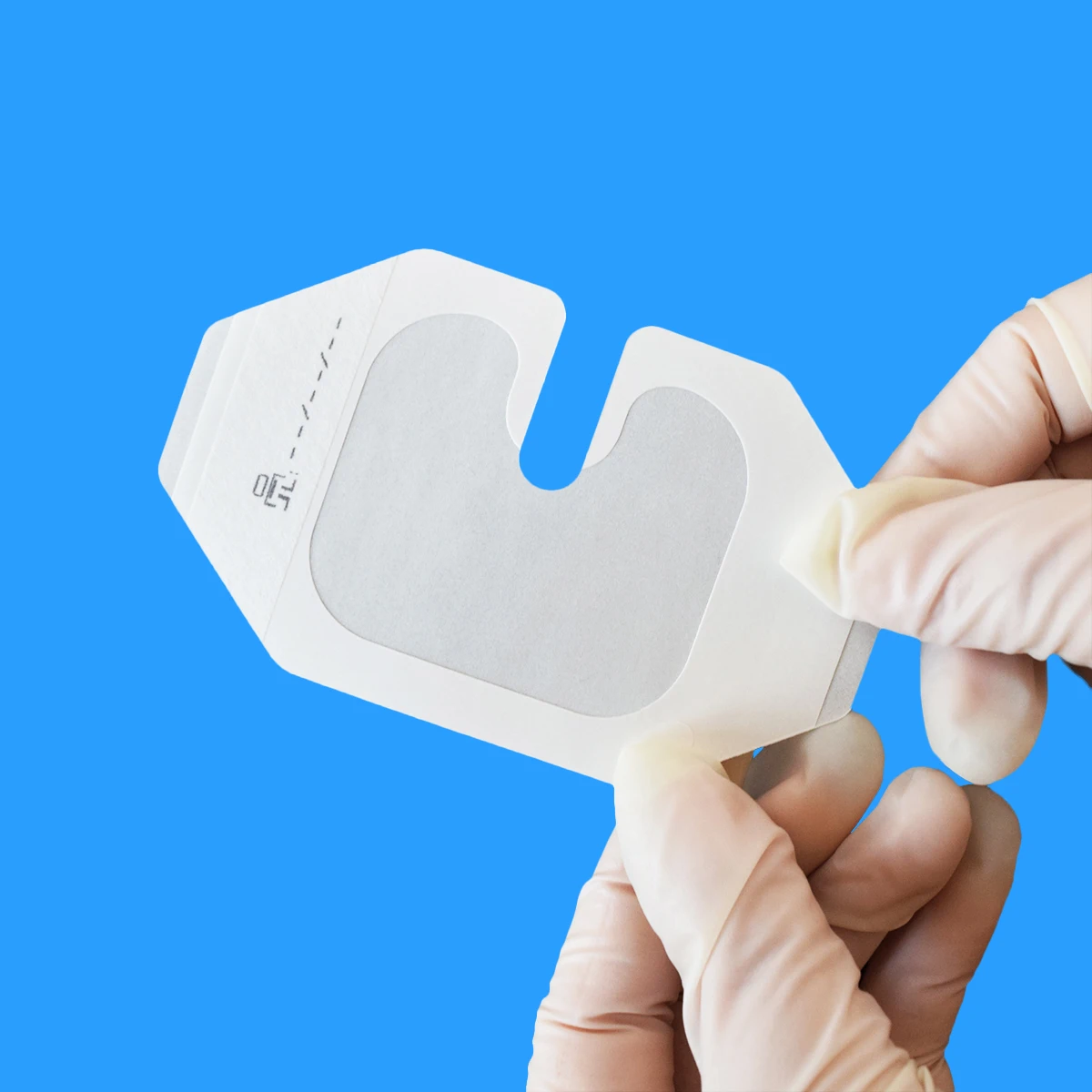 Medical I.V. Cannula Dressings with U shape Cut Sterile Transparent Breathable Waterproof PU Film Wound dressing Adhesive Patch