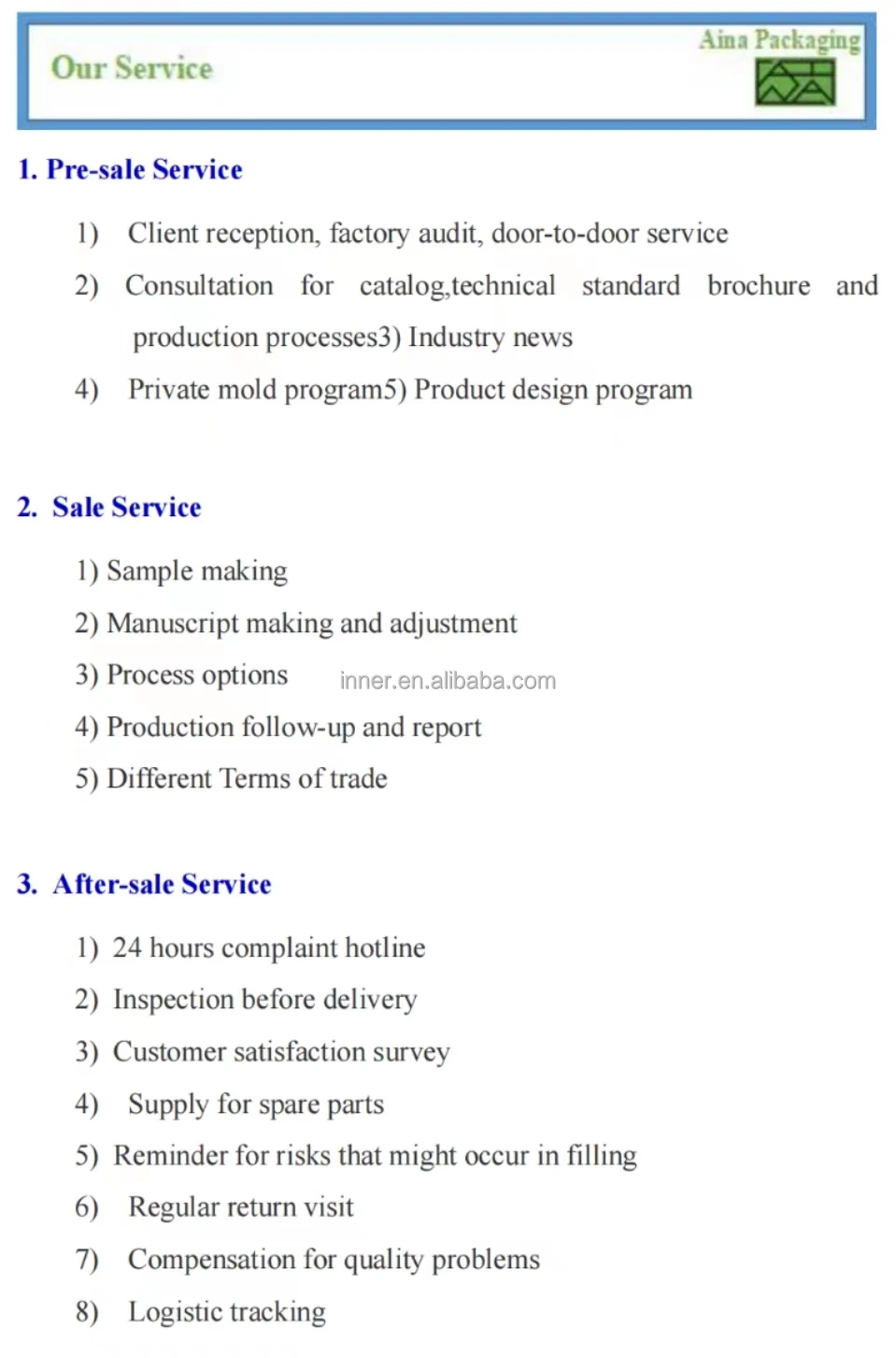 5. service