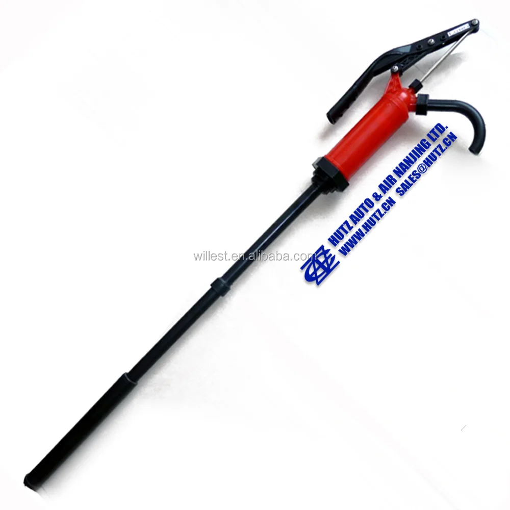 Manual transfer barrel pump for low density liquid HUTZ PP lever action chemical hand pump ODP27LP06 plastic drum pump