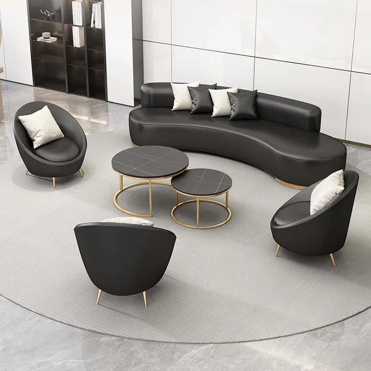 European design beauty nail salon sofa benches for hair salon waiting area furniture set seating reception sofa chair