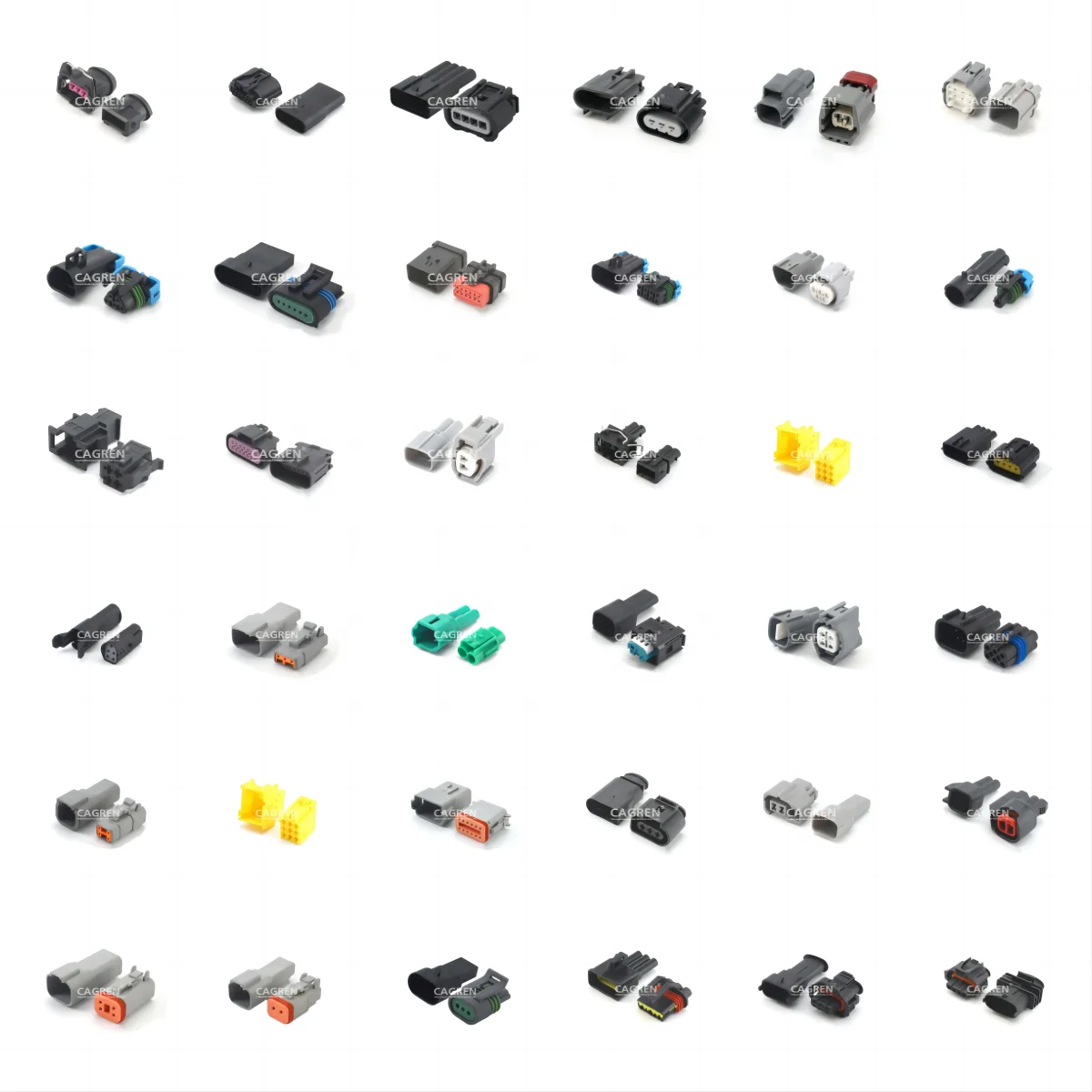 Connector EPC E-4995 2 pin female and male  electrical Waterproof crimp connector for Ford 3U2Z-14S411-EKB