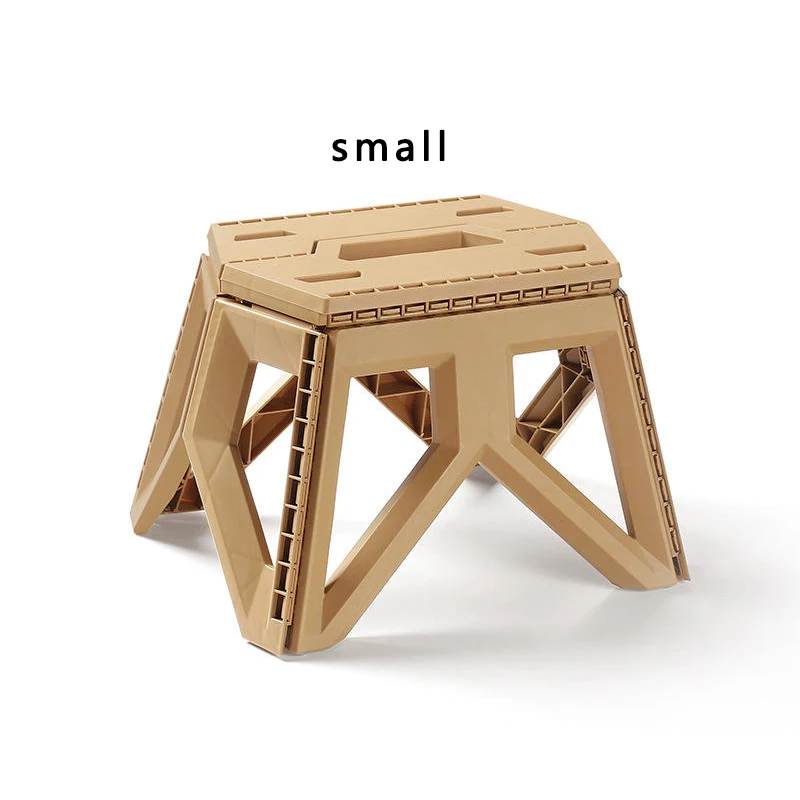 Hot Selling Outdoor Portable Safety Lightweight Foldable Non-slip Sitting Plastic Folding Step Stools