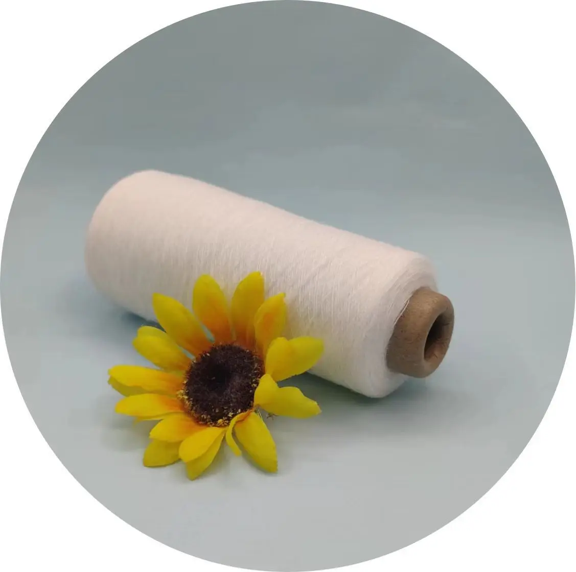 Functional Texteil Yarn Raw White Flame Retardant Viscose Fiber Yarn 100% FR Viscose Yarn for Curtain