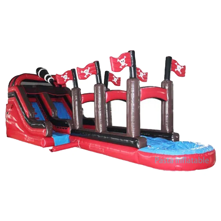 inflatable pirates bay water slide pirate ship water slide pirate ship water slides cowboy