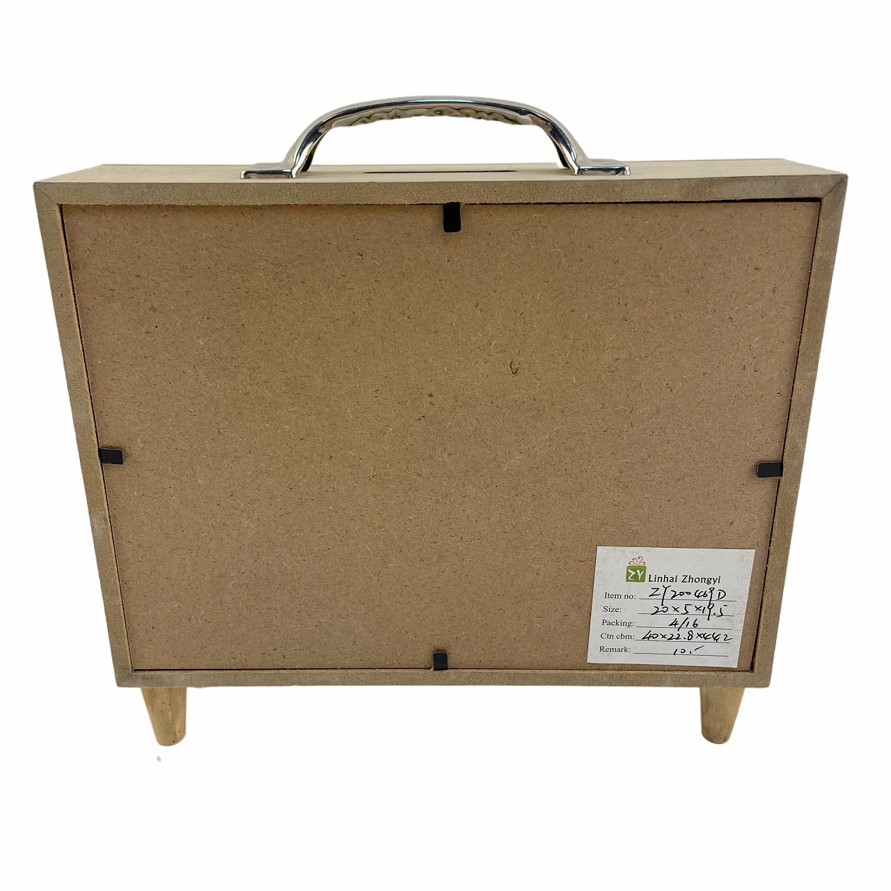 Wooden Transparent Money Can Coin Saving Box Piggy Bank Storage