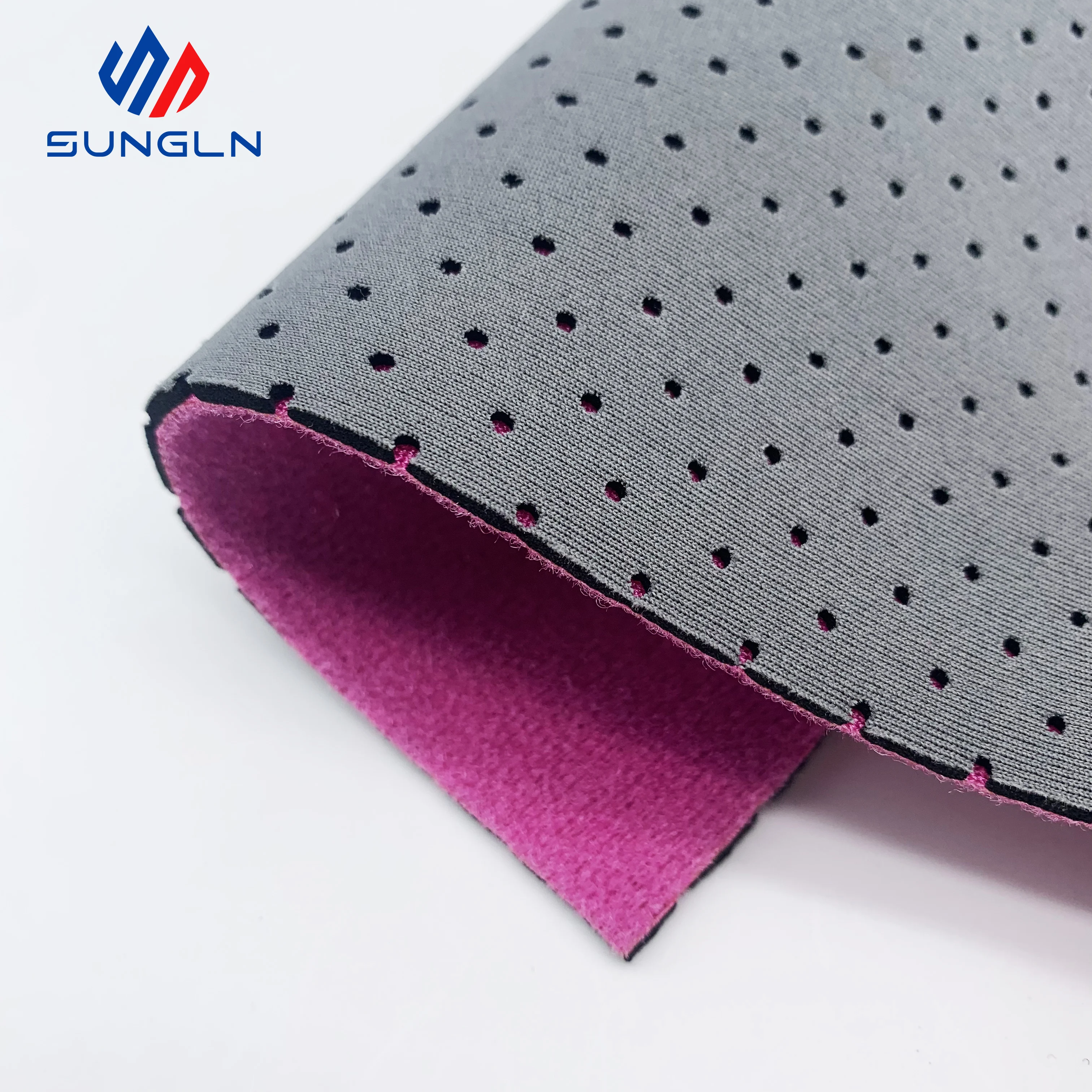 Sungln High Performance 5mm Waist Support Material Perforated Neoprene Fabric