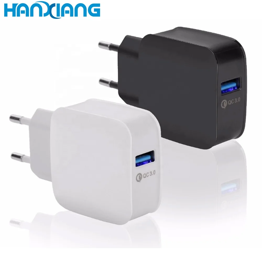 
Latest 2021 Small Electronic Gadgets Phone Charging QC3.0 Fast Single USB Wall Charger for Iphone with Retail Box 