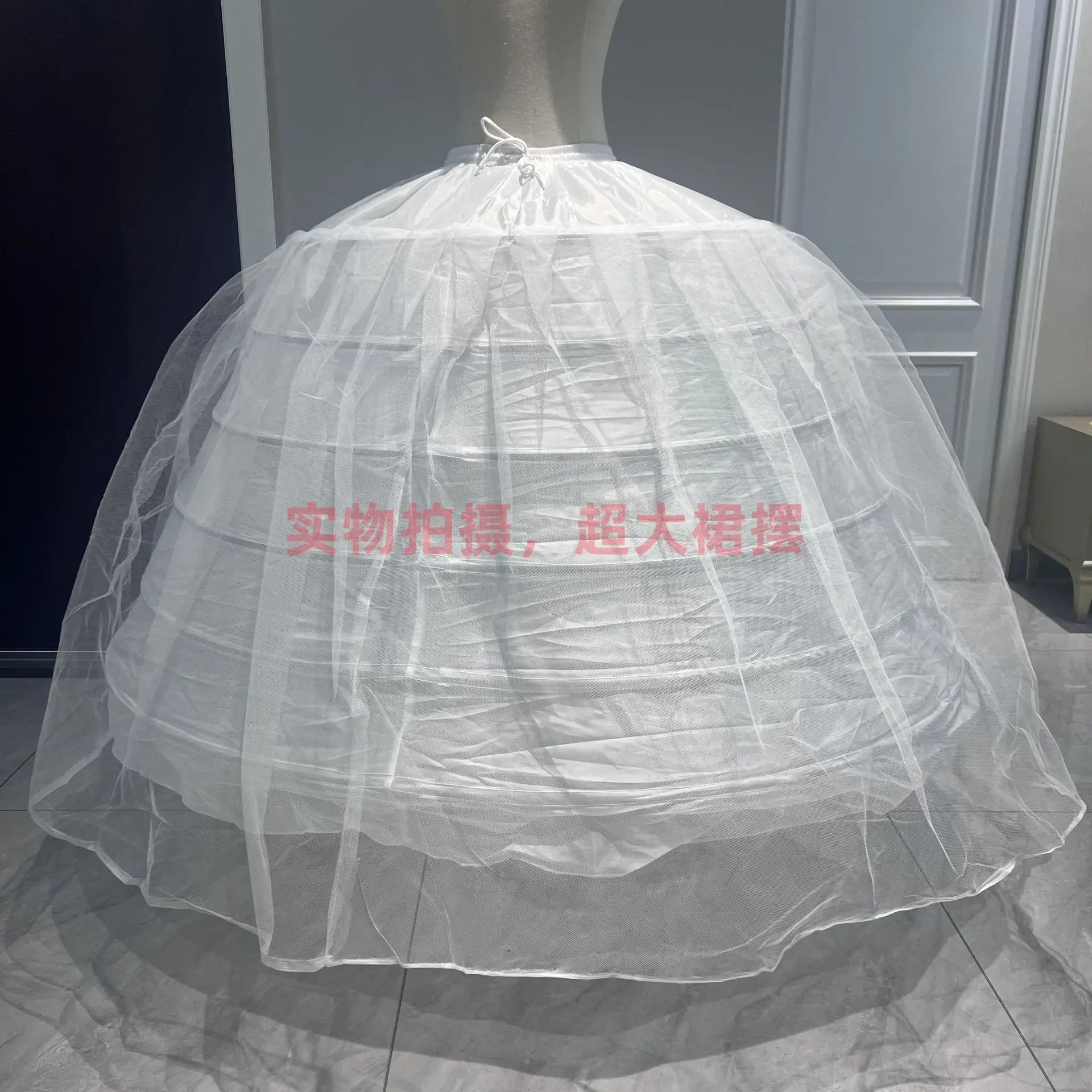 6 Hoop Tulle Petticoat For Ball Gown Quinceanera Dress Wedding Accessories Wedding Dresses Crinoline