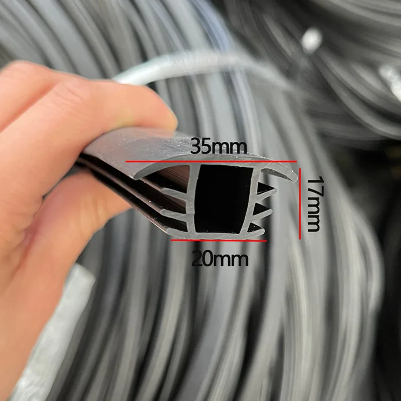 Customized T-type Seal Rubber Strip Solar Photovoltaic Panel Sealing Strips