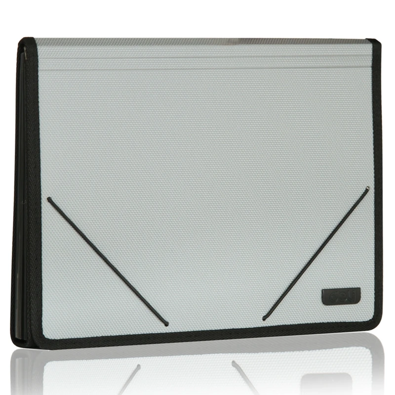 13-Pocket Accordion Expanding File Organizer PP Paper Folder with Bag Pattern A4 Size School Use Holds 425 Letter/A4 Sheets