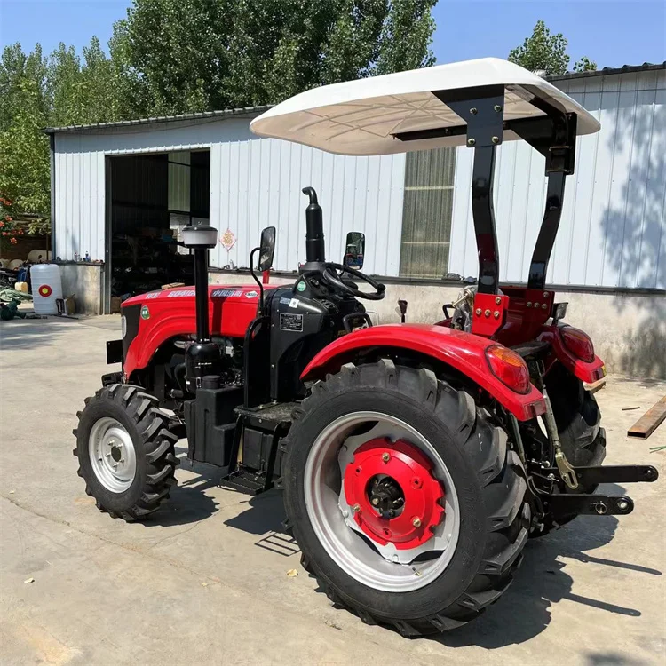 Chinese 4WD 90hp Wheel Farm tractors ploughingtartor traktor 4WD tractor price for sale