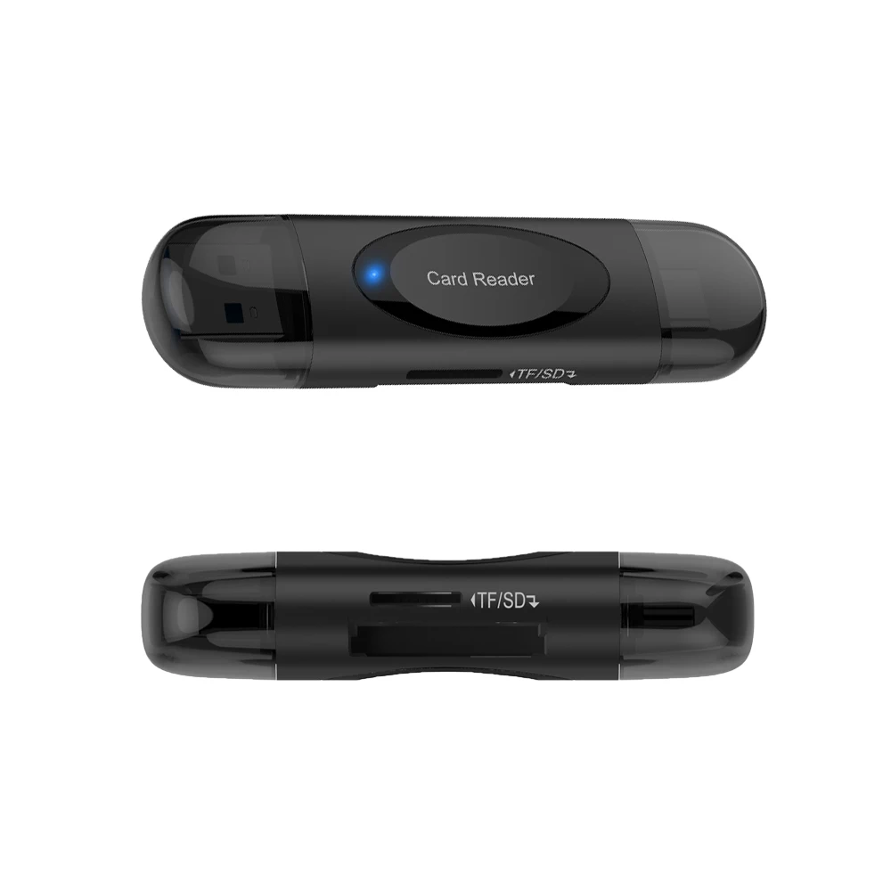 Feixuan Заводской OEM/ODM ноутбук мини USB3.0 кардридер для TF SD SDHX скорость передачи 100 Мбит/с корпус