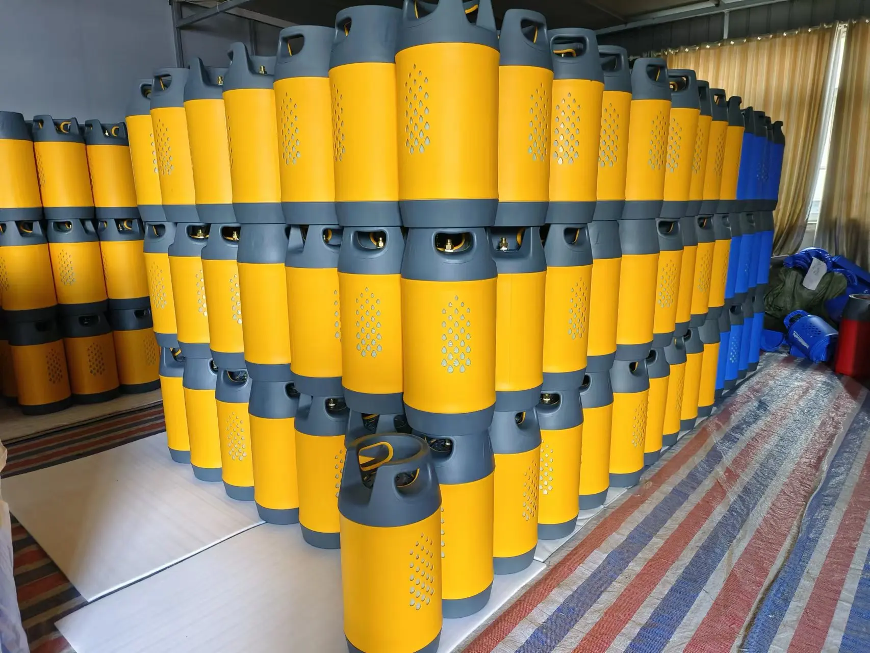 EN12245 fiberglass cylinder lpg composite cylinder