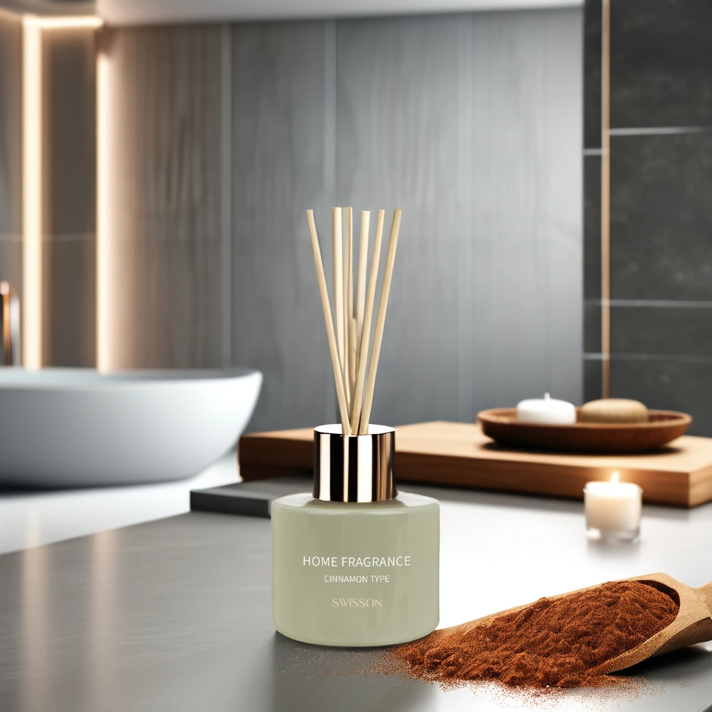 Private Label Rattan Fragrance Reed Diffuser Glass Bottle Aroma Plant Extract Essential Oil (Cinnamon Type) OEM/ODM