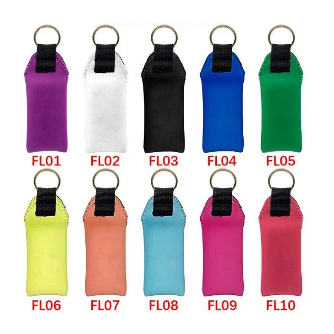 Custom Logo Neoprene Floating Car Keychain SBR Diving Creative Buoyancy Cotton Keyring Latch For Swim Dive To Prevent Losing Key