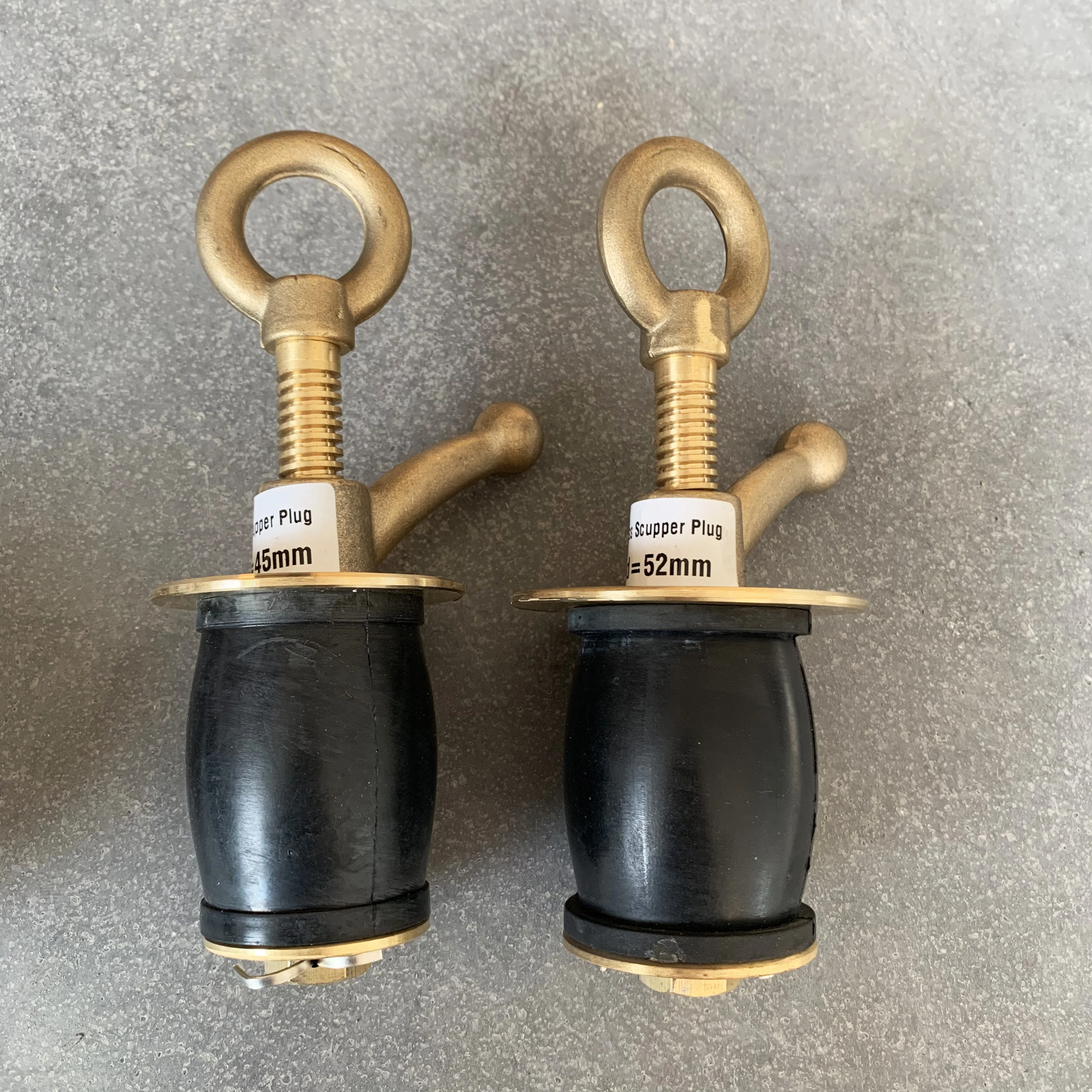 IMPA 232481 Deck Brass Scupper Plugs /High Quality Brass Scupper plugs For Ship Use 45MM