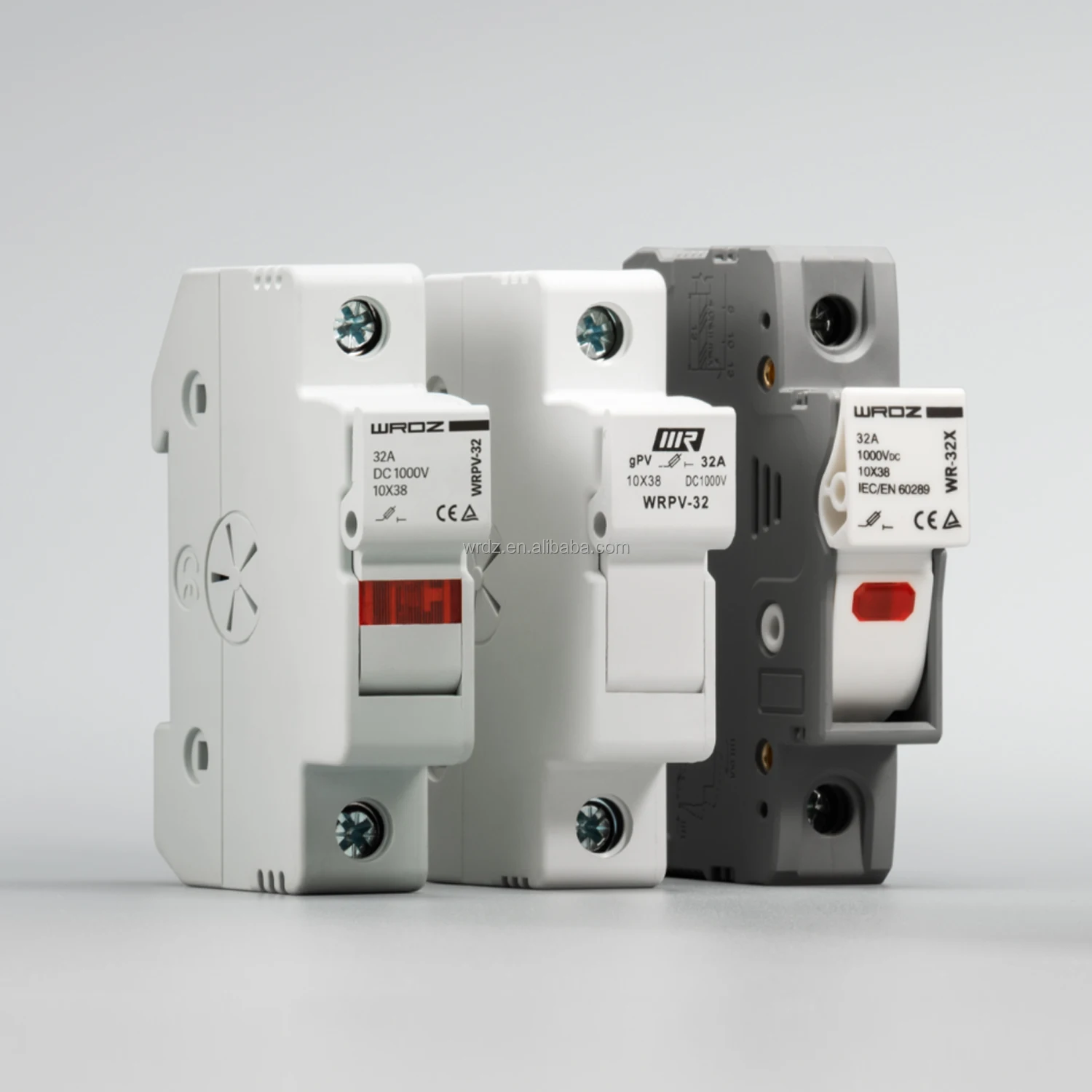 WRDZ 1000v Fuse Cylindrical Ceramic Fuses Low Voltage solar 1000V DC fuse holder