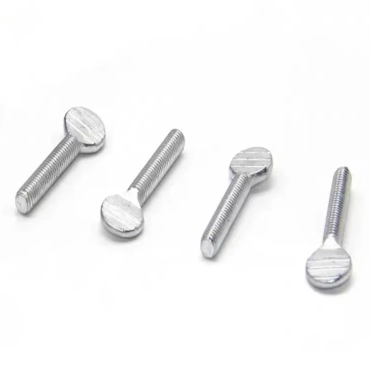 
M6 stainless steel round spade racket thumb screw 