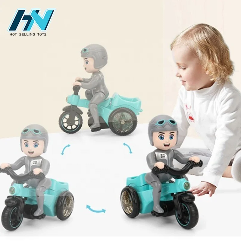 Battery operated Stunt tricycle with light&sound