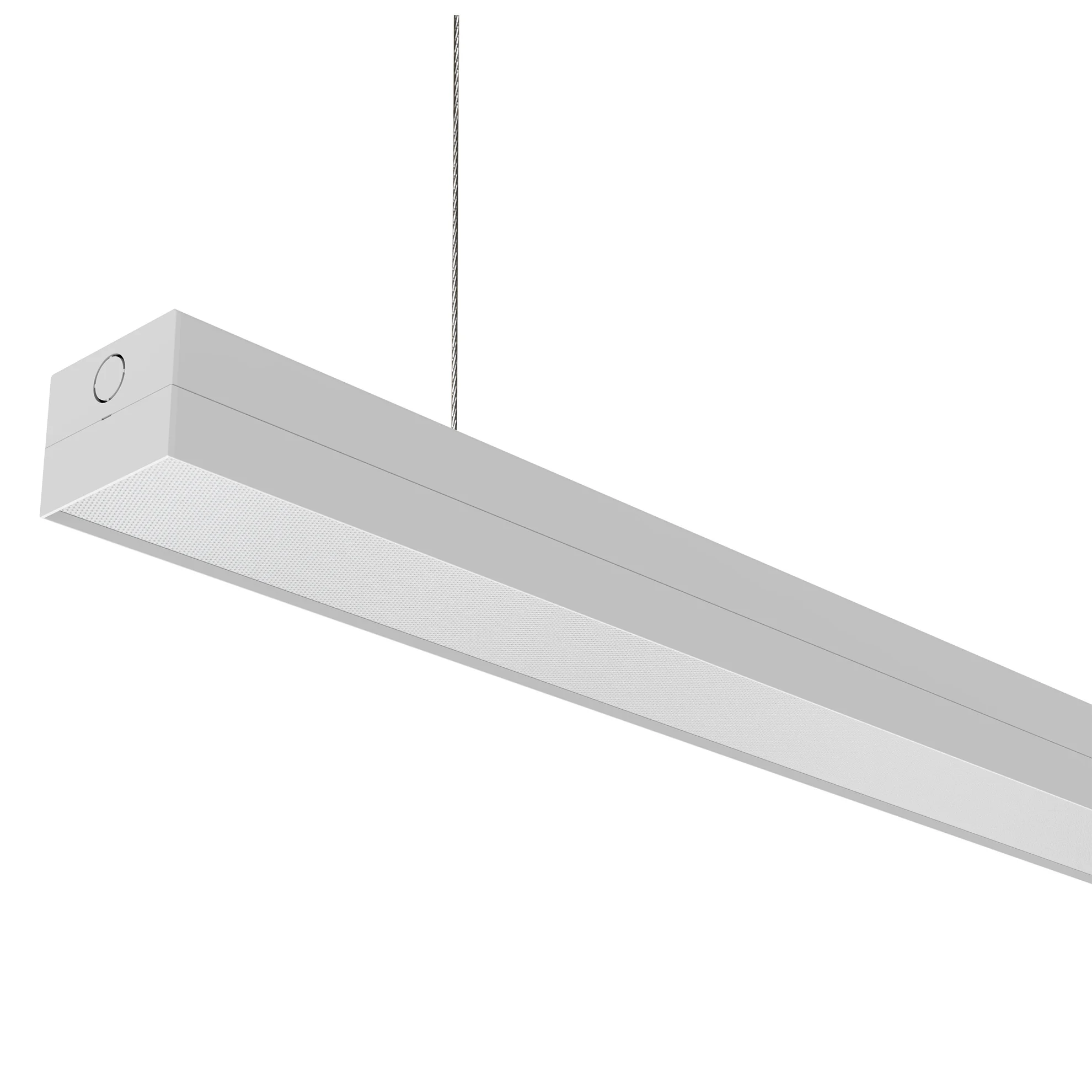Holux White Black Micro-prism 18w 24w 37w 50w Led Batten Light 60cms Length Ceiling Mount Led Recessed Linear Pendant Light