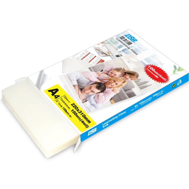 Лидер продаж A4 PET EVA пленка-пакет для ламинирования Заводское производство высокое качество водонепроницаемость