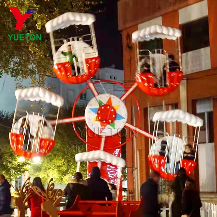 Popular Indoor Mall Rides Attraction Merry Christmas Theme Kids Mini Ferris Wheel Rides For Sale