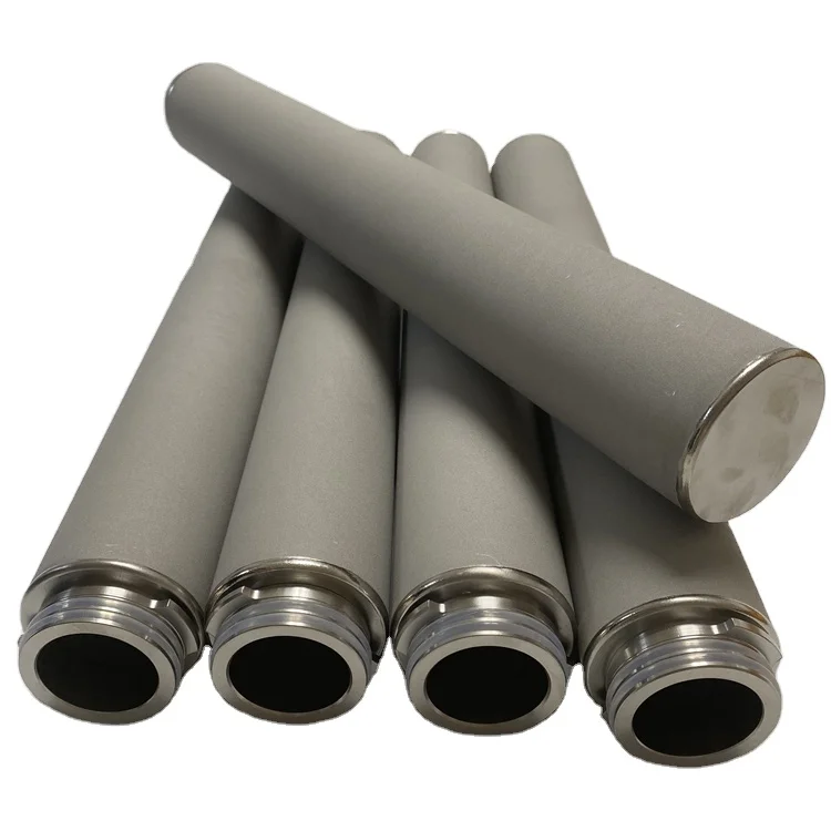 Sintering Metal Stainless Steel 316L customized Sintered Powder Filter Tube Sintered Filter Element
