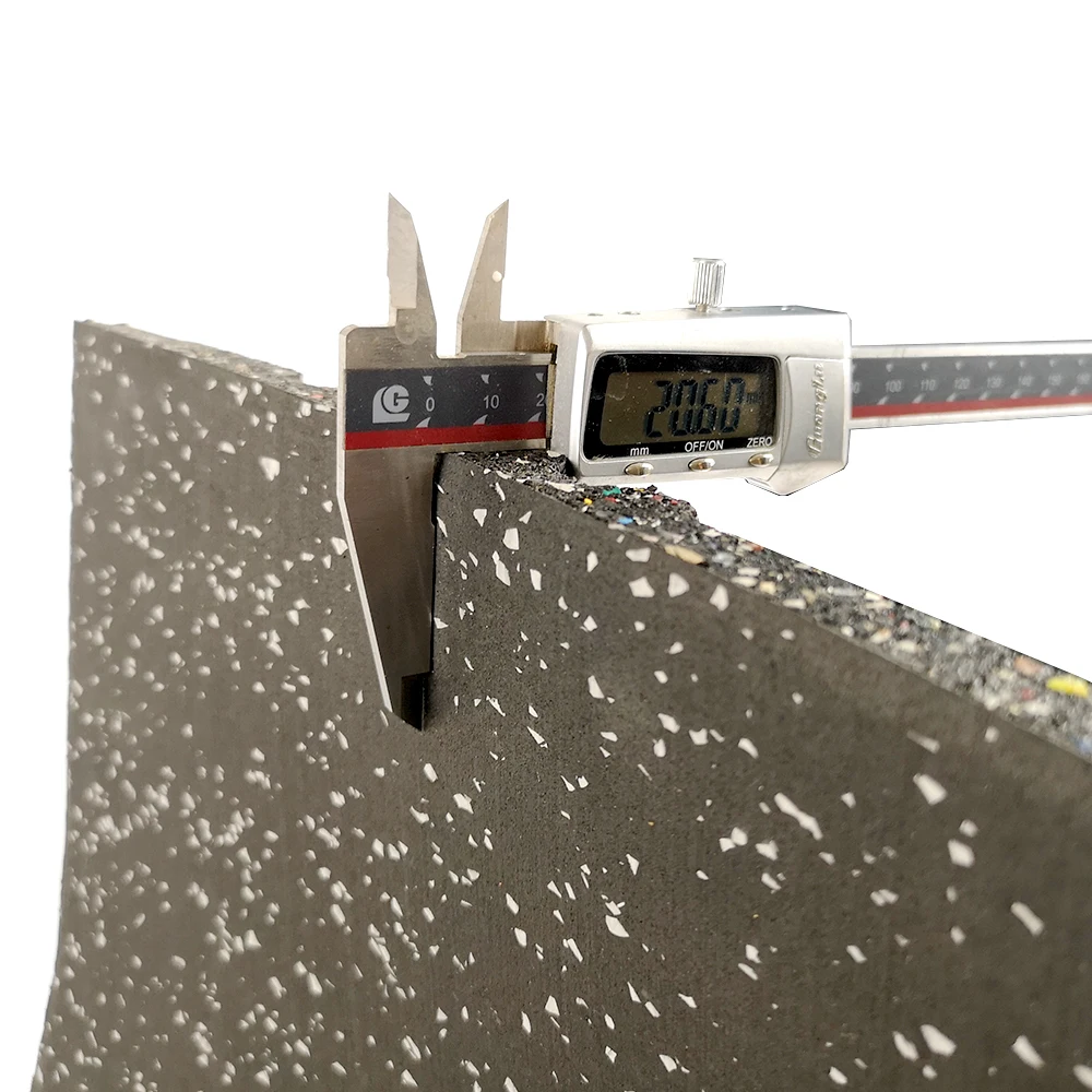 500x500x25mm High density shockproof rubber floor rubber tiles for indoor