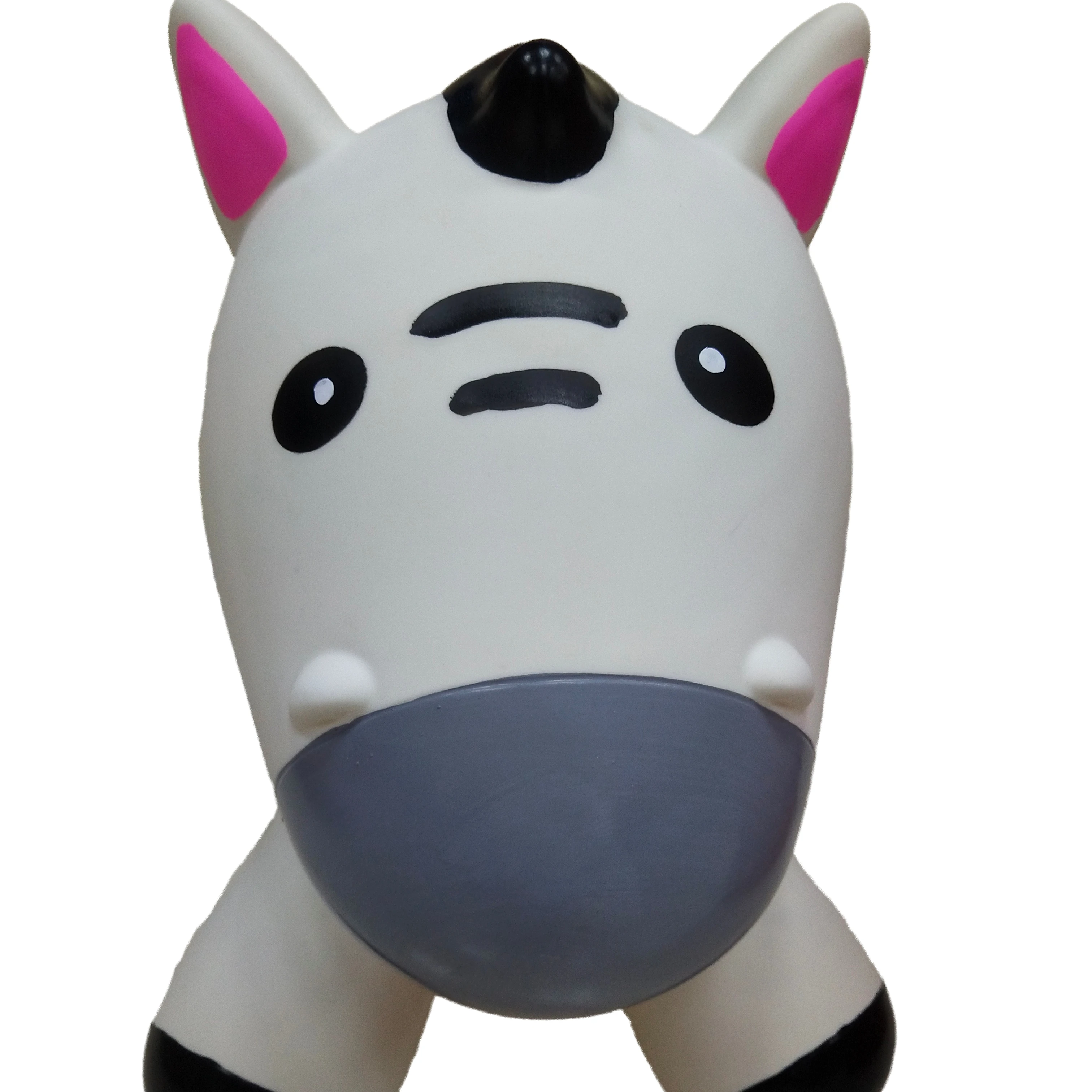 
New design lovely zebra PVC inflatable jumping horse lovely animal ball for kids playing 