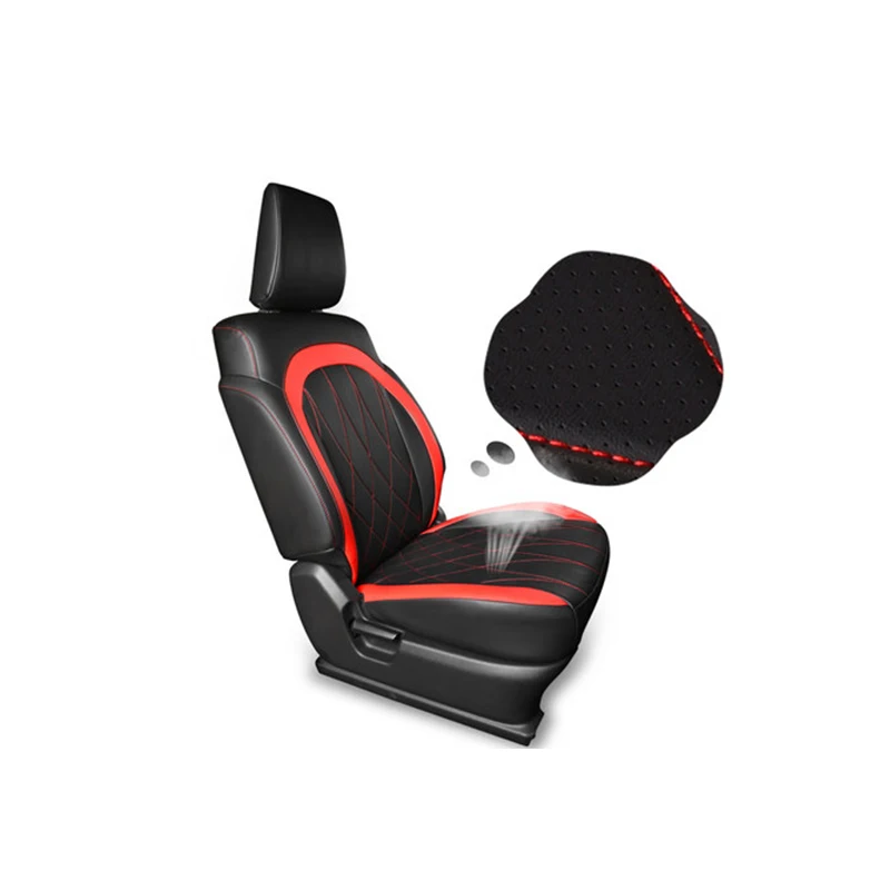 Подходят для Jimny JB64 JB74 полный комплект для автомобиля, покрытый экологически чистым кожаным чехлом для сидений, внутренние детали