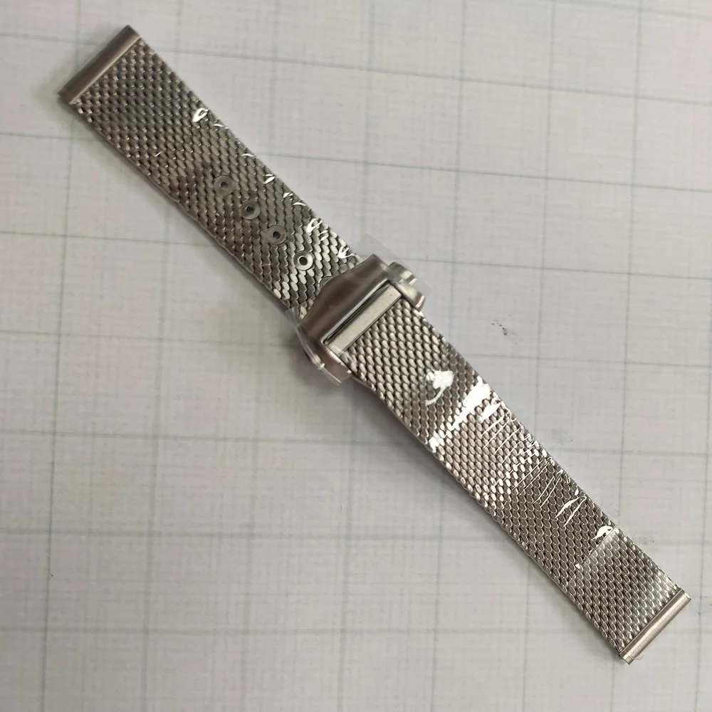 BRC- 904 Stainless Steel 20mm  Declining Mesh Interchangeable Watch Band Strap For O mega