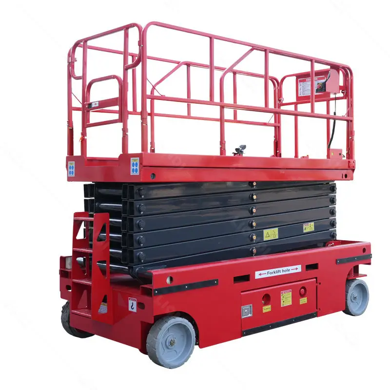 13 to 59ft Electric scissor lift for car maintenance automobile maintenance platform scissor car lift 4 to 18m