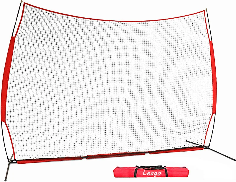 Portable Indoor Golf Net 12ft*9ft Lacrosse Football Soccer Safety Barricade Barrier Net Softball Baseball Backstop Net