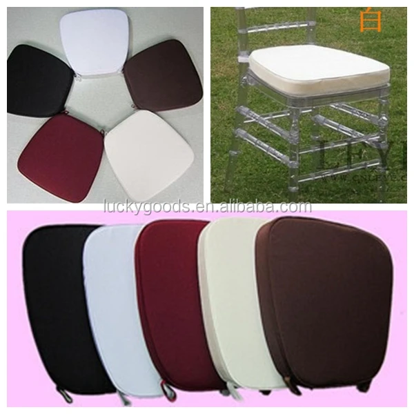 LCS003 Wholesale High Quality White Seat Cushions for Chiavari Chair