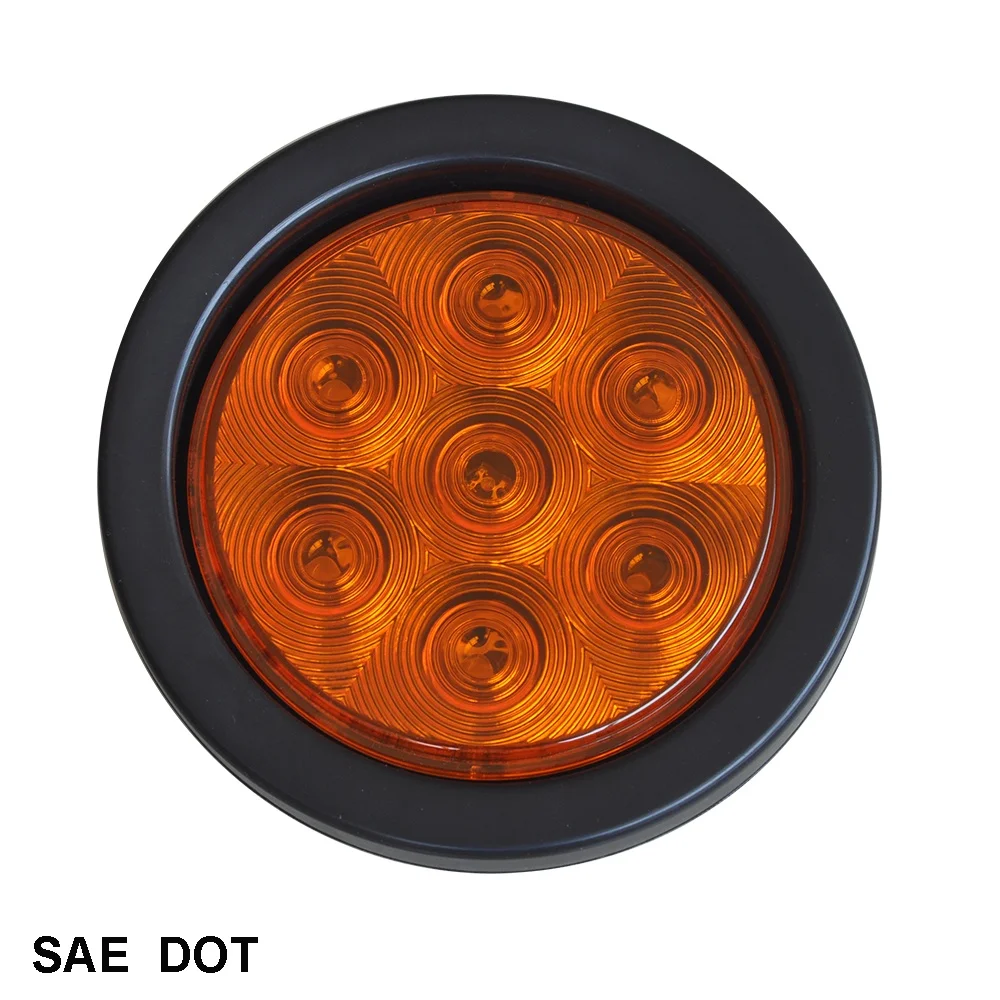 4 inch Round LED STT Light 12V 4 inch round tail lights DOT approved
