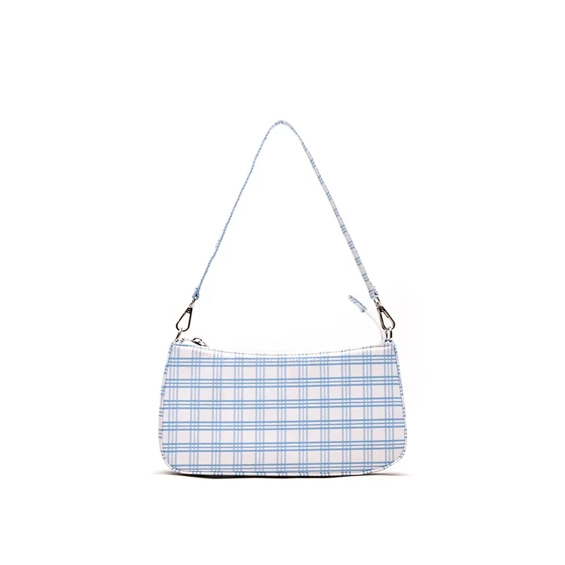 Wholesale fashion gingham ladies canvas purses and handbags bags plaids women hand bags