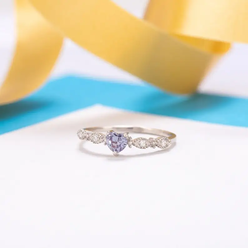 Beauty 925 Sterling Silver Clear Cubic Zircon Gold Plated Custom Fine Wholesale Moissanite Diamond Women Rings