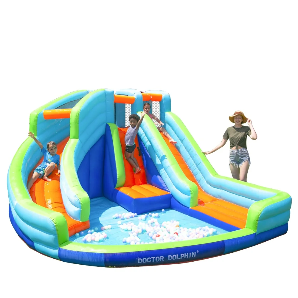
Doctor Dolphin Outdoor moon bounce air bouncer water trampoline giant inflatable juego inflable 