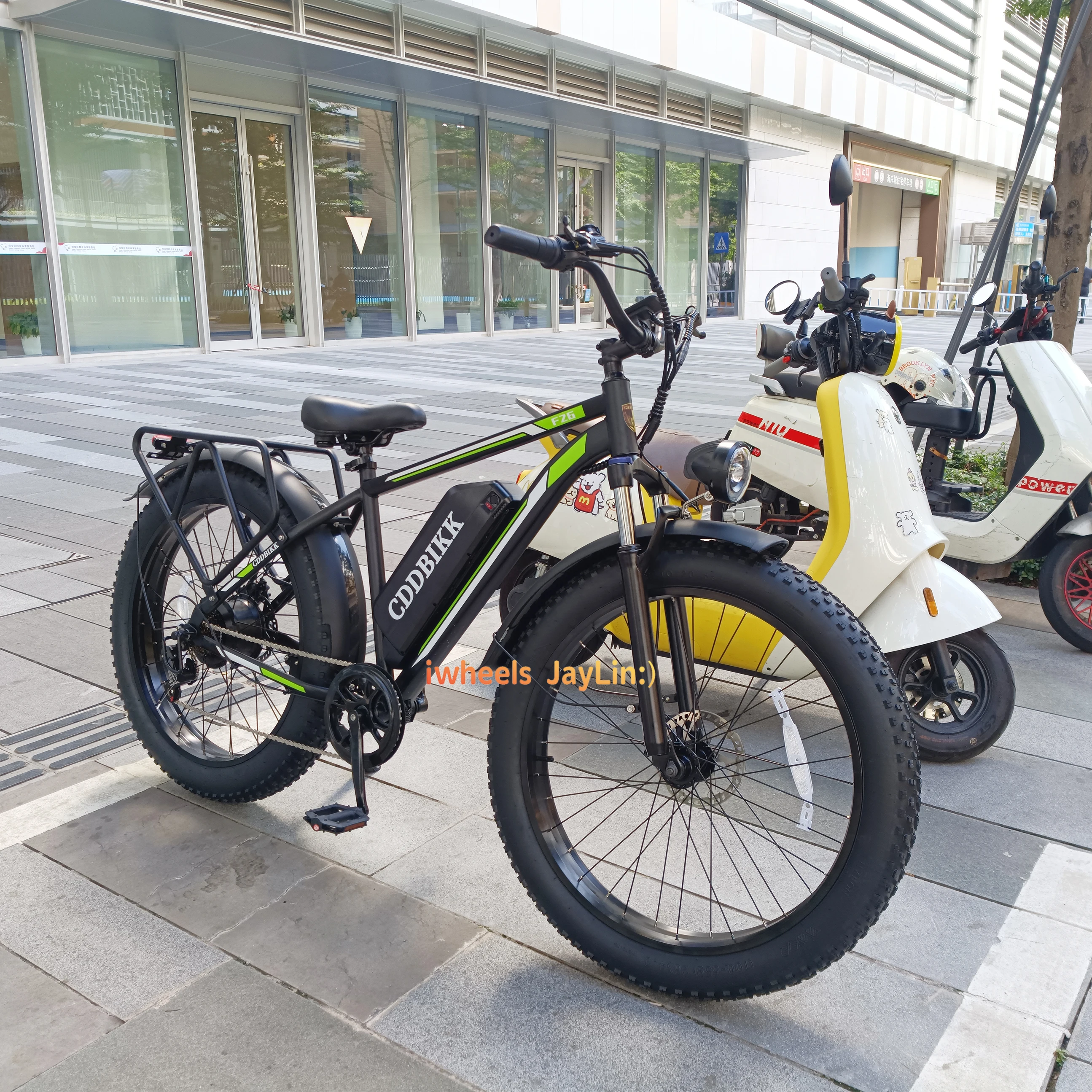 EU USA Warehouse F26 Electric Mountain Bike 1000W 48V 26*4 inch Fat tire E Bike with APP Electric City Bike Dirt Bicycle Fatbike