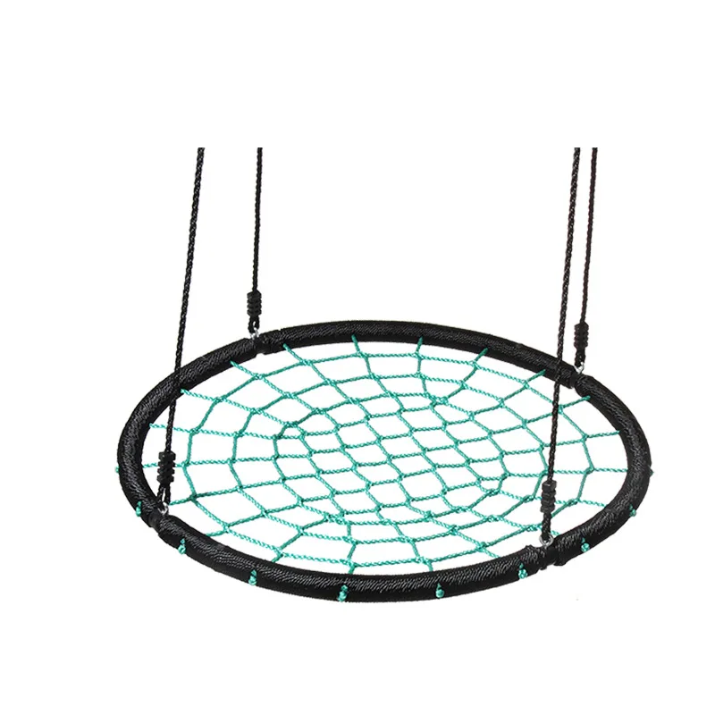 Circle Swing Black Color 100cm Children Fabric Garden Tree Swings  round rope swing