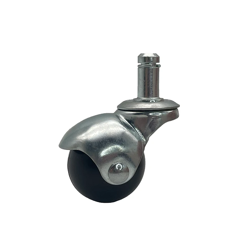 1.5 inch Ball Caster Wheels Swivel Stem Ball Caster Furniture  Caster Wheel with Cover for Funiture